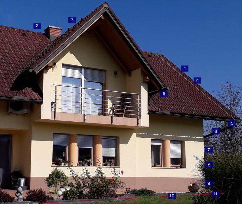 zunanja zaščita družinska hiša